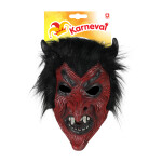 Maska čert s vlasy dospělá