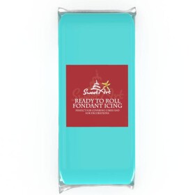 SweetArt potahovací a modelovací hmota vanilková Sky Blue (1 kg)