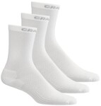Craft Core Dry High 3-pack bílá - Běžecké ponožky CRAFT CORE Dry High - 3 páry - bílá Velikost textilu: 40-42