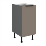 Spodní skříňka Aria ANT 40 D 1F BB Barva korpusu: Antracit, Barva dvířek: SA - Aquamarine AFM