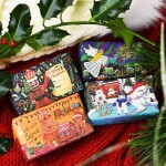 The English Soap Company Vánoční mýdlo Perníček - Pomeranč/Skořice 190 g, oranžová barva
