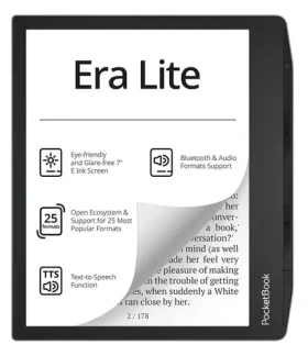 PocketBook Era Lite 710 Stone Green / Čtečka e-knih / 7" / E-ink / 1264 × 1680 / 16GB / Wi-Fi / BT / USB-C (PB710-9-WW)