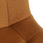 Barová židle, žlutá, látka,AUB-X7015 YEL2