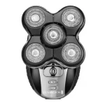 Rozbaleno - Remington RX5 XR1500 černá / Aku holicí strojek na hlavu /Provoz až 50 min / 5 čepelí / Výklopný zastřihovač / rozbaleno (5038061106022.rozbaleno)