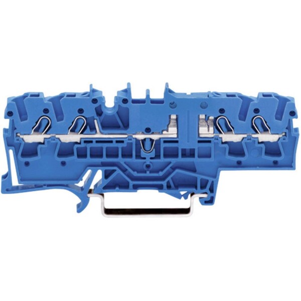 WAGO 2002-1804 průchodková svorka 5.20 mm pružinová svorka osazení: N modrá 1 ks