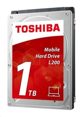 Toshiba L200 1TB černá / 2.5 / 5400 rpm / 8MB cache / SATA / interní / 9.5mm / 2y / Bulk (HDWJ110UZSVA)