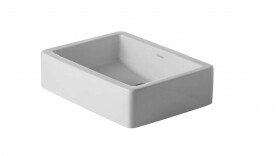 DURAVIT - Vero Umyvadlo na desku, 50x38 cm, bez přepadu, s WonderGliss, bílá 04555000001