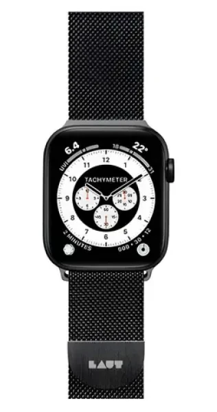 LAUT Steel LOOP řemínek pro Apple Watch černá / Řemínek / Nerezová ocel (LAUT_AWL_ST_BK)