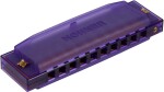 Hohner Translucent Harp C, purple, hardcase