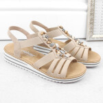 Pohodlné sandály Rieker W RKR680 beige 39