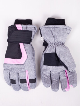 Dámské zimní lyžařské rukavice Grey 20 Yoclub