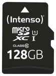 Intenso 128GB microSDXC + SD adaptér / Paměťová karta / Class 10 / UHS-I / U1 / čtení: až 90MBs (3423491)