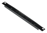 Equip EZMB-10-B černá / Kartáčová lišta / 10" / 1U / kov / RAL9005 (EZMB-10-B)