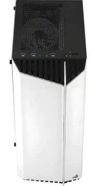 Aerocool Bionic bílá / Skříň / Midi Tower / ATX / RGB / tvrzené sklo / bez zdroje (AEROPGSBIONIC-G-WTV2)