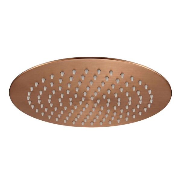 REA - Kulatá dešťová sprcha JS-P014BRG 25cm Brush Copper REA-P8602