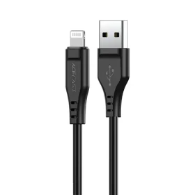 Acefast C3-02 černá / Kabel USB-A - Lightning / MFi certifikace / 2,4A / 1,2 m