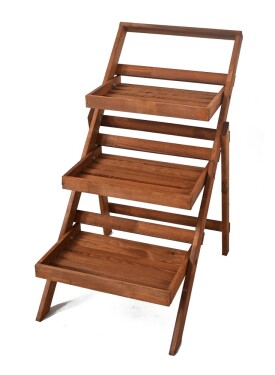 ROJA Květináč schůdkový - hnědý