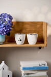 Räder Porcelánový svícen Poetry Birdsong, bílá barva, porcelán