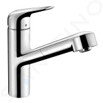 HANSGROHE - Focus M42 Dřezová baterie M427-H150 s výsuvnou sprškou, chrom 71814000