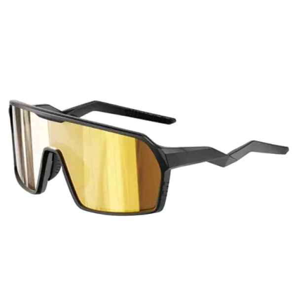 VeyRey Sportovní sluneční brýle Ocli černá obruba zlatá skla (8596545424316)