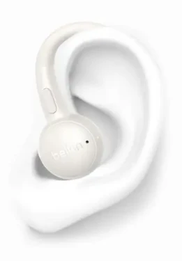 Belkin AUC016hqCR Activefit krémová / Sportovní sluchátka do uší / bezdrátová / Bluetooth (AUC016HQCR)