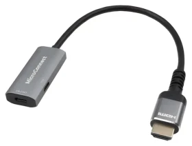 MicroConnect HDMI - USB-C černá / Redukce / 0,2 m (HDMIUSB3.2)