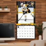 JF Turner Kalendář Pittsburgh Penguins NHL 2027 Wall Calendar