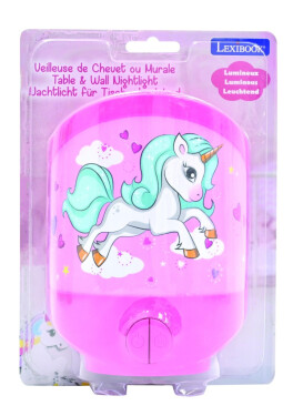 Lexibook stolní a nástěnná lampička Jednorožec - Alltoys Lexibook