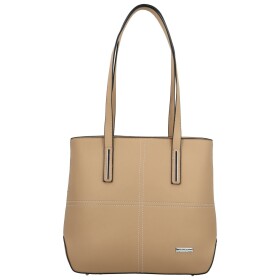 Moderní dámská kabelka na rameno Delami Glimmer, béžová