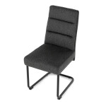 Jídelní židle, šedá, látka, DCL-P3107 GREY2