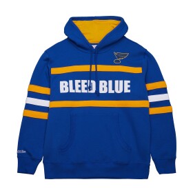 Mitchell Ness Pánská Mikina St. Louis Blues Head Coach Hoodie Current Logo Velikost: