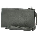 Stylová dámská koženková crossbody kabelka MaxFly Gimalli, šedá