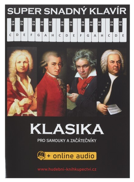 KN Super Snadný Klavír: Klasika pro samouky a začátečníky (+online aud