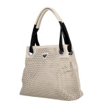 Moderní dámská koženková kabelka na rameno Anisa, béžová