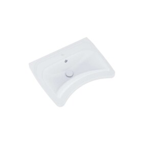 RAVAK - Safe Umyvadlo bezbariérové 60x49 cm, s přepadem, otvor pro baterii, bílá XJX01160006