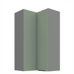 Horní rohová skříňka Aria ANT 60x60 GN-108 2F (90°) Barva korpusu: Antracit, Barva dvířek: TA - Sandgrau AFM