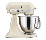 KitchenAid Artisan 5KSM125BAC Kuchyňský robot - 10 rychlostí, planetární systém, celokovová konstrukce, mandlová