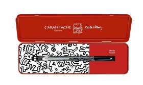 Caran d'Ache, NM0849.223, kuličkové pero Keith Haring v kovové kazetě, černá, 1 ks