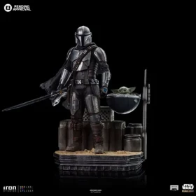 Iron Studios Din Djarin And Din Grogu - The Mandalorian - Art Scale 1/10