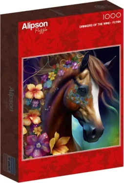 ALIPSON Čtvercové puzzle Milovník větru