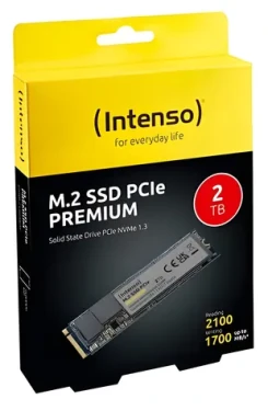 Intenso Premium 2TB / SSD / M.2 2280 / PCIe 3.0 x4 / R:2100MBs / W:1700MBs (3835470)