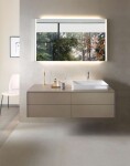 DURAVIT - DuraSquare Umyvadlová mísa 60x34 cm, DuraCeram, s WonderGliss, alpská bílá 23556000001