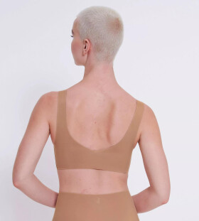 Dámská podprsenka ZERO Feel 2.0 Bralette - BROWN - hnědá 00CM - SLOGGI BROWN L