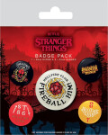 Stranger Things set odznaků club