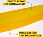 LW PLA yellow filament 1,75 mm ColorFabb 750 g