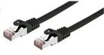 C-TECH patchcord Cat6 FTP 0.5 m černá (8954125014935)