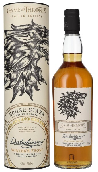 Dalwhinnie Winter's Frost GAME OF THRONES House Stark Single Malt Whisky 43% 0,7 l (tuba)