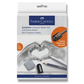 Faber-Castell Goldfaber Charcoal set grafická sada uhlů 8 ks