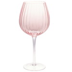 GREEN GATE Sklenice na víno Alice Pale Pink 600 ml, růžová barva, sklo