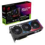 ASUS ROG Strix GeForce RTX 4070 SUPER OC 12GB / 1980 - 2670 MHz / 12GB GDDR6x / 192-bit / 2x HDMI + 3x DP / (16) (90YV0KD0-M0NA00)